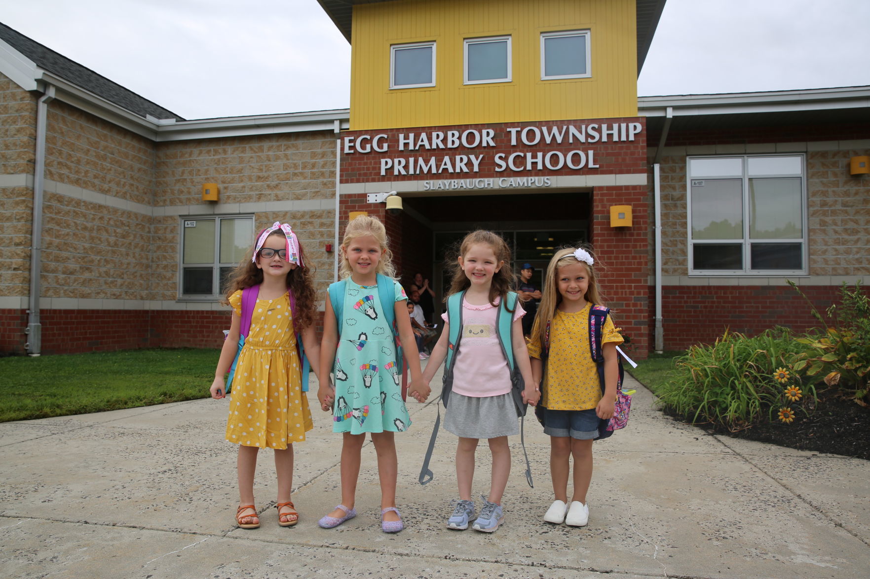 First day of school at Slaybaugh Elementary School